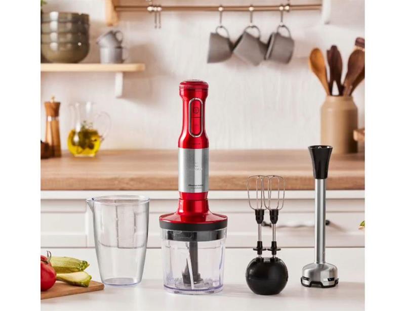 آنترند آنلاین خرید از ترکیه ست بلندر 1500 واتی Karaca Mastermaid Prosteel Red-Inox