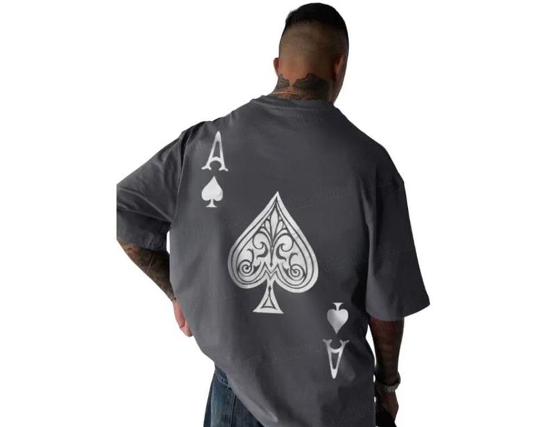 آنترند آنلاین خرید از ترکیه تی شرت اورسایز Ace of Spades ترک